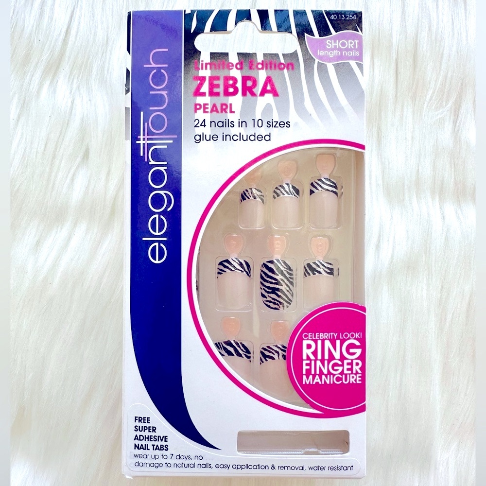 ZEBRA FRENCH NAILS